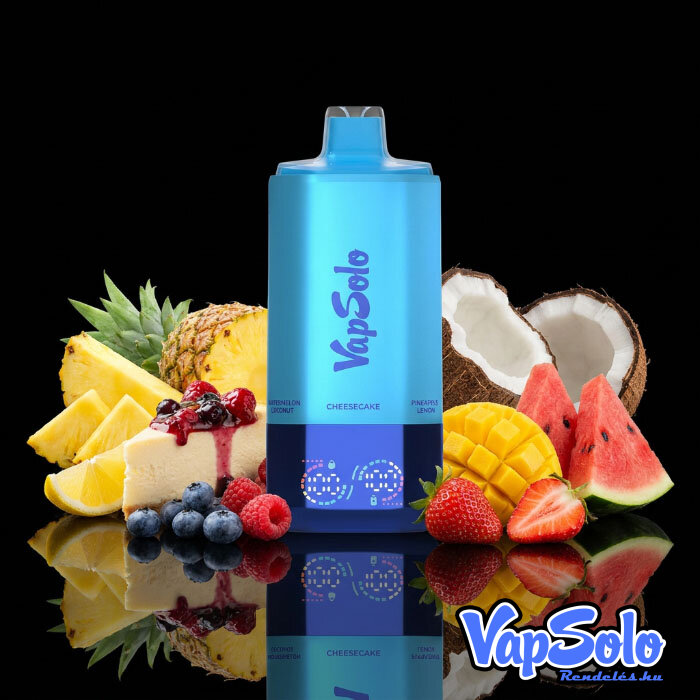 VapSolo 180K Sixer – Cheesecake & Pineapple Lemon & Blueberry Sour Raspberry & Strawberry Mango & Lemon Lime & Watermelon Coconut 5%
