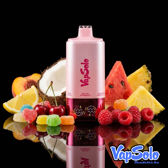VapSolo 180K Sixer – Sex On The Beach & Raspberry Watermelon & Happy Ranch & Lemon Peach & Pink Lemonade & Fizz Cherry 5%