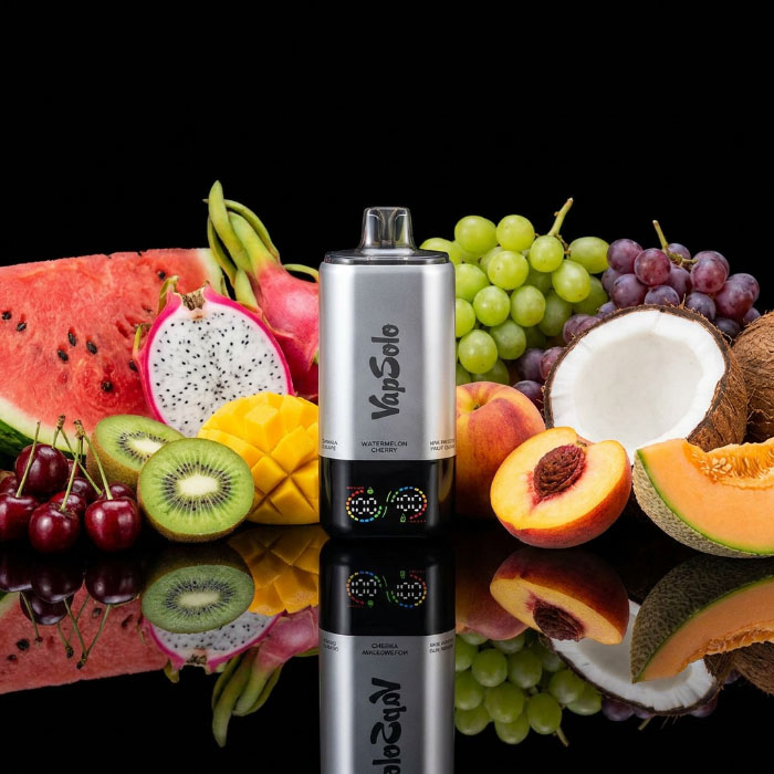 VapSolo 180K 6in1 Sixer – Watermelon Cherry & Kiwi Passion Fruit Guava & Mango Peach & Pink Lemon & Coconut Melon & Sakura Grape 2%