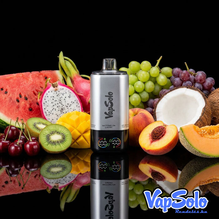 VapSolo 180K Sixer – Watermelon Cherry & Kiwi Passion Fruit Guava & Mango Peach & Pink Lemon & Coconut Melon & Sakura Grape 5%