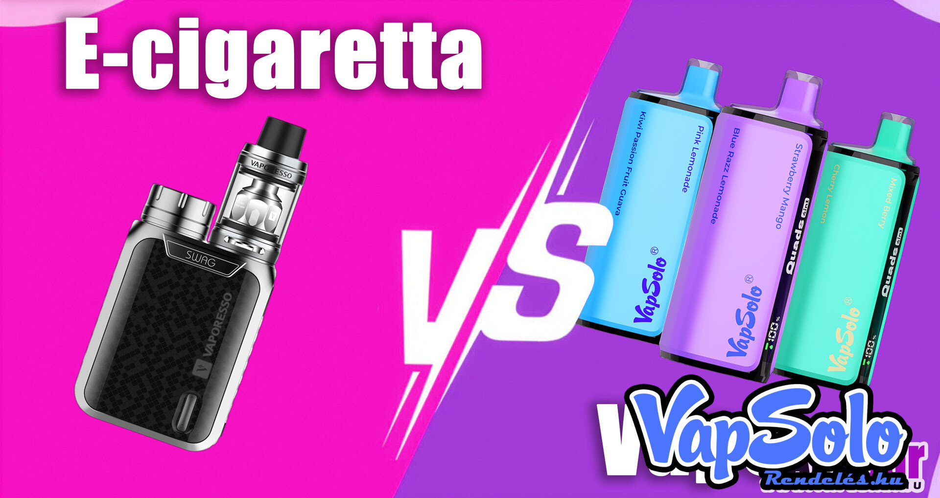 Eldobható Vape vs. E-cigaretta