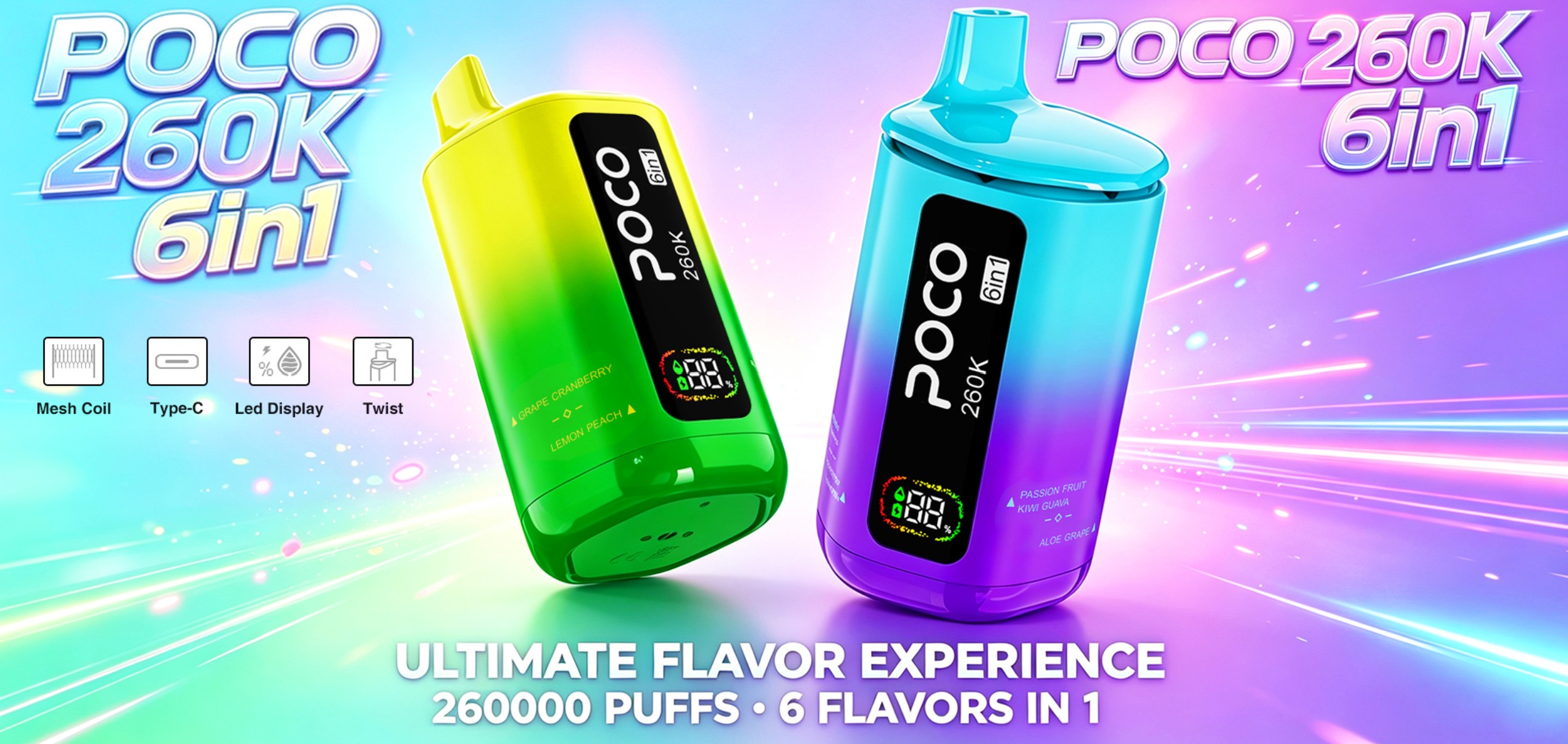 POCO 260K a vape góliát